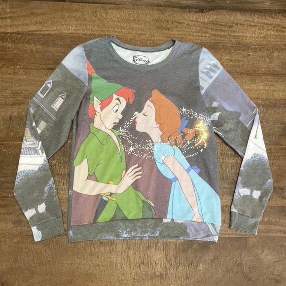 Like New Disney Peter Pan Long Sleeve Shirt - Picture 1 of 4